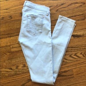 Rag and Bone white wash Skinny Jeans size 26!